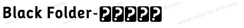 Black Folder字体转换